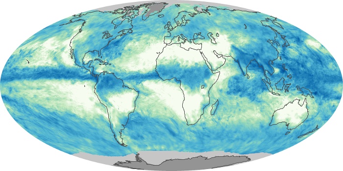 Global Map Total Rainfall Image 218