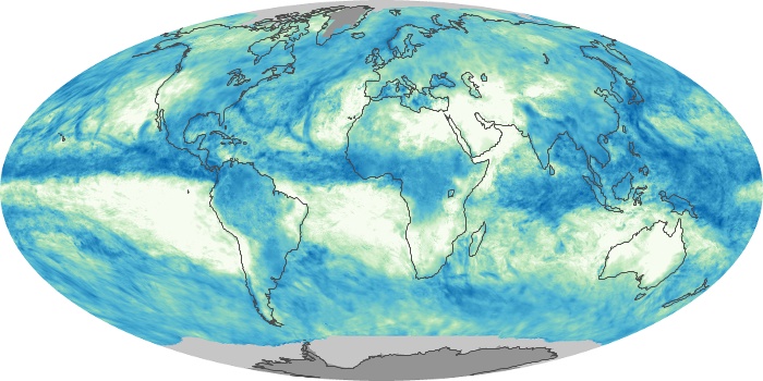 Global Map Total Rainfall Image 220