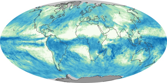 Global Map Total Rainfall Image 226
