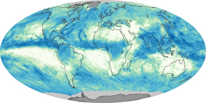 Global Map Total Rainfall Image 232