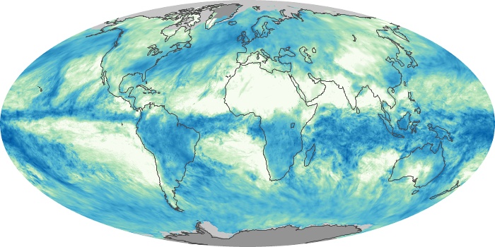 Global Map Total Rainfall Image 237