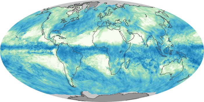 Global Map Total Rainfall Image 239