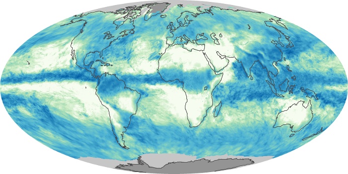 Global Map Total Rainfall Image 241