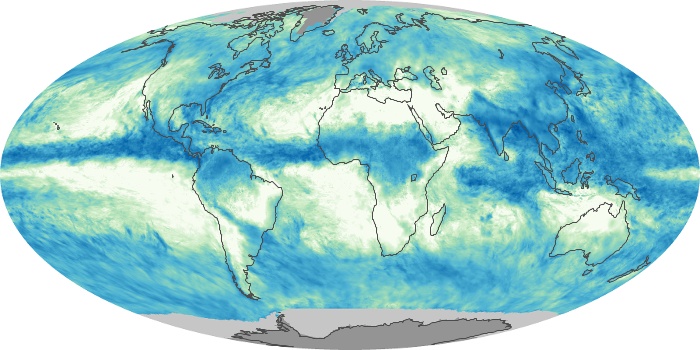 Global Map Total Rainfall Image 243