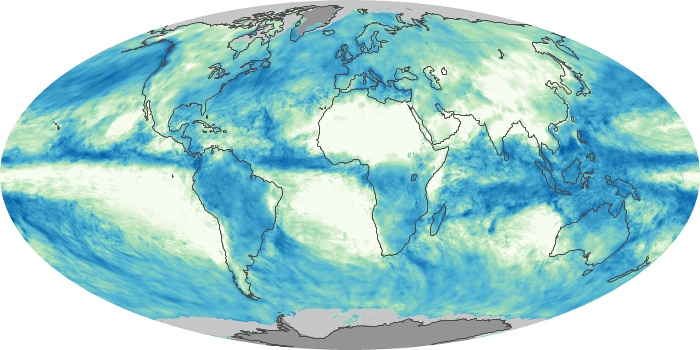 Global Map Total Rainfall Image 247
