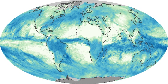Global Map Total Rainfall Image 249