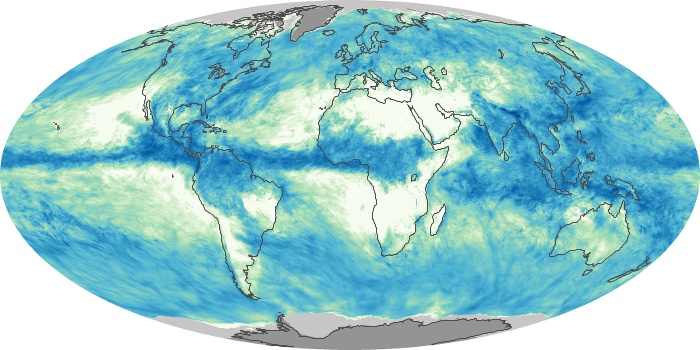 Global Map Total Rainfall Image 265