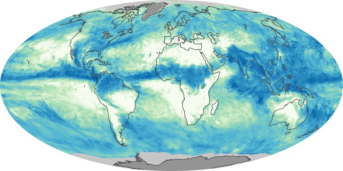 Global Map Total Rainfall Image 266