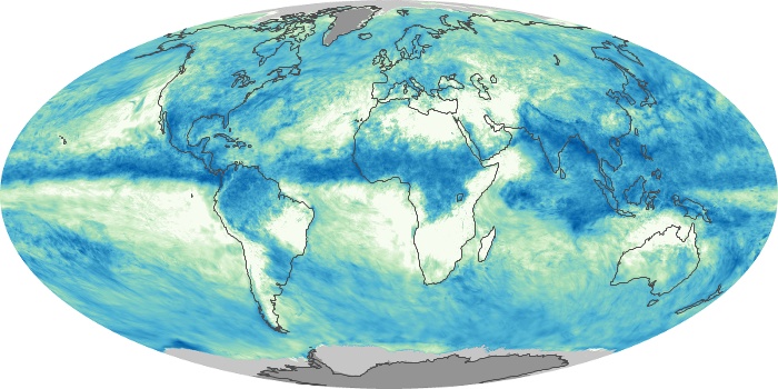 Global Map Total Rainfall Image 267