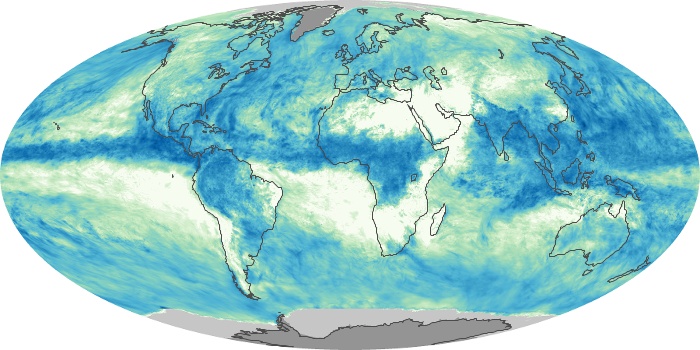 Global Map Total Rainfall Image 268