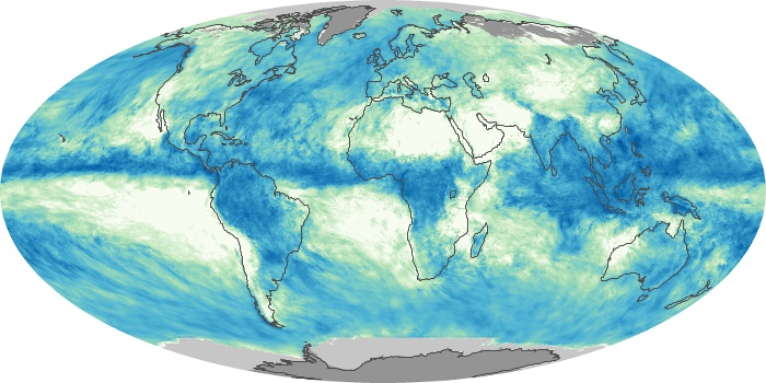 Global Map Total Rainfall Image 269