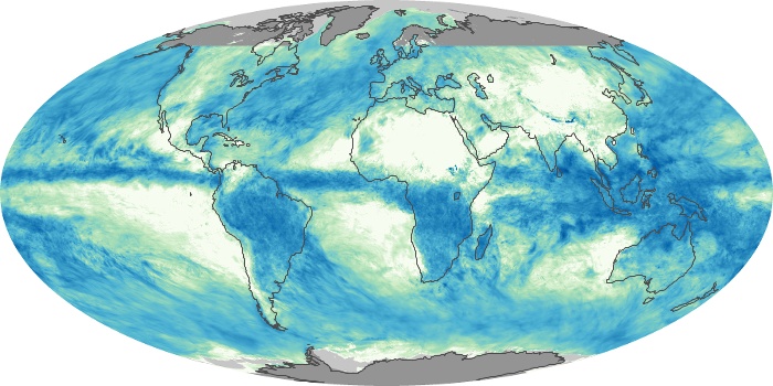 Global Map Total Rainfall Image 271