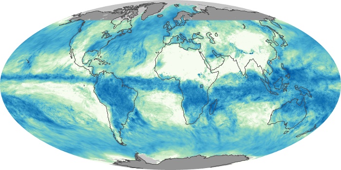 Global Map Total Rainfall Image 272