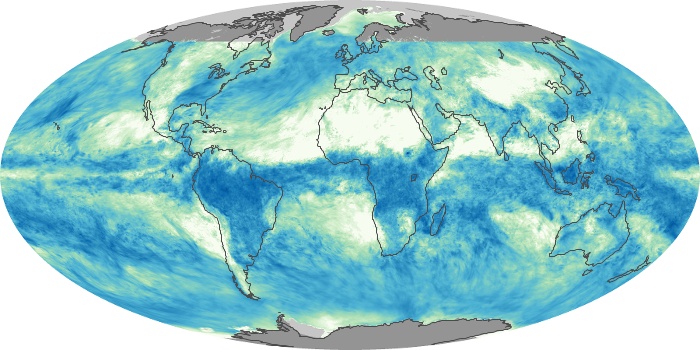 Global Map Total Rainfall Image 274