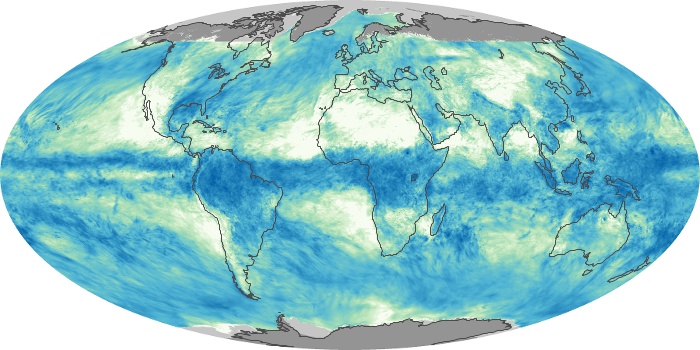 Global Map Total Rainfall Image 275