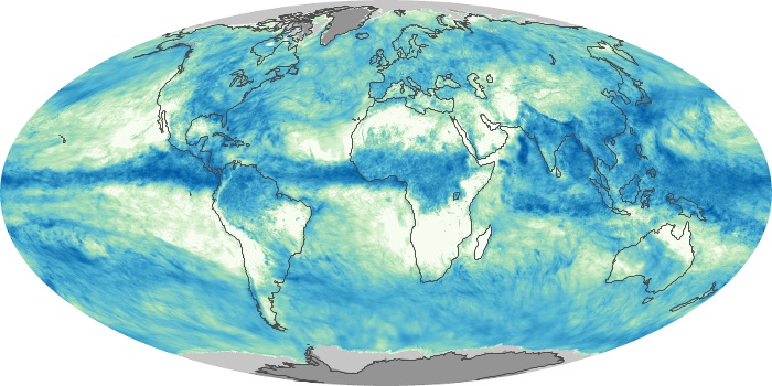 Global Map Total Rainfall Image 277