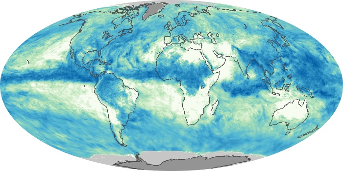 Global Map Total Rainfall Image 279