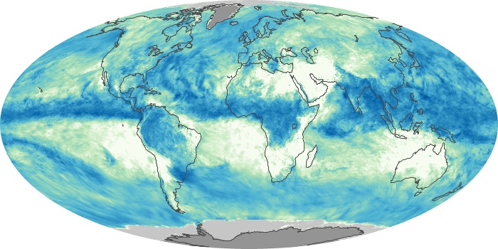 Global Map Total Rainfall Image 280