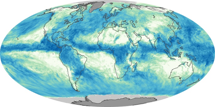 Global Map Total Rainfall Image 281