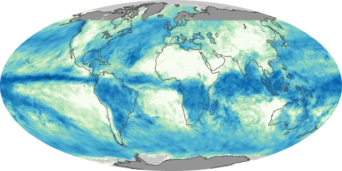 Global Map Total Rainfall Image 283