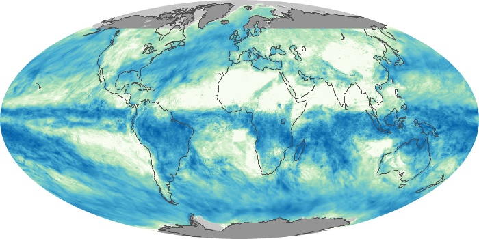 Global Map Total Rainfall Image 285