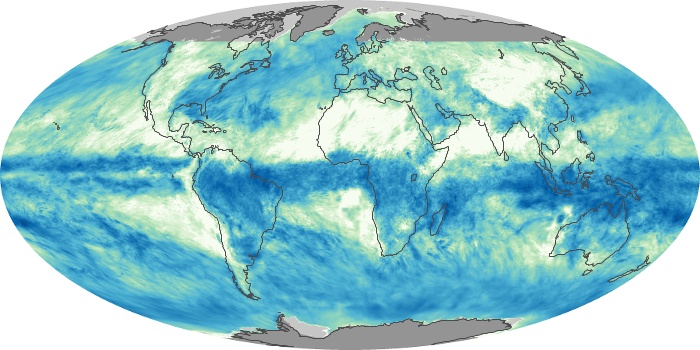 Global Map Total Rainfall Image 286