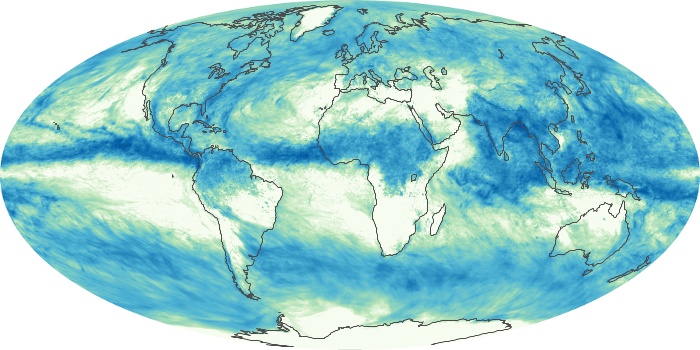 Global Map Total Rainfall Image 291