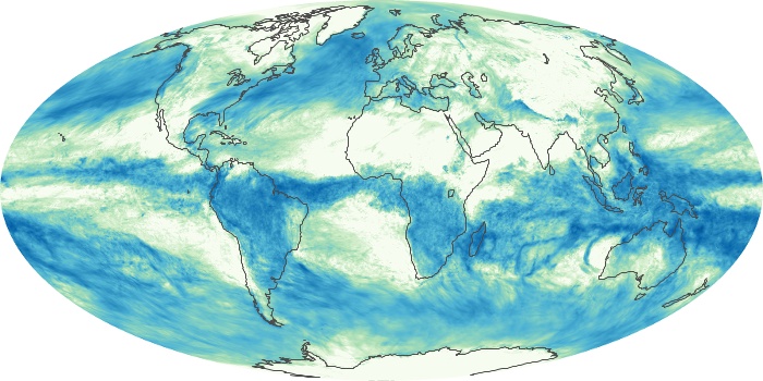 Global Map Total Rainfall Image 297