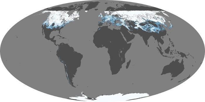 Global Map Snow Cover Image 10