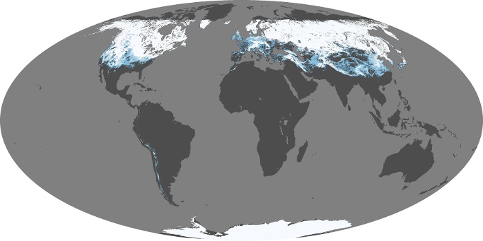 Global Map Snow Cover Image 11