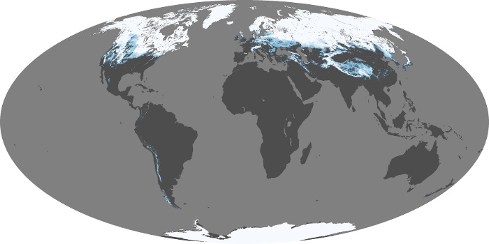 Global Map Snow Cover Image 13
