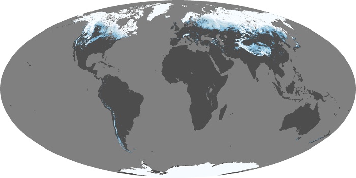 Global Map Snow Cover Image 14