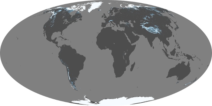 Global Map Snow Cover Image 16