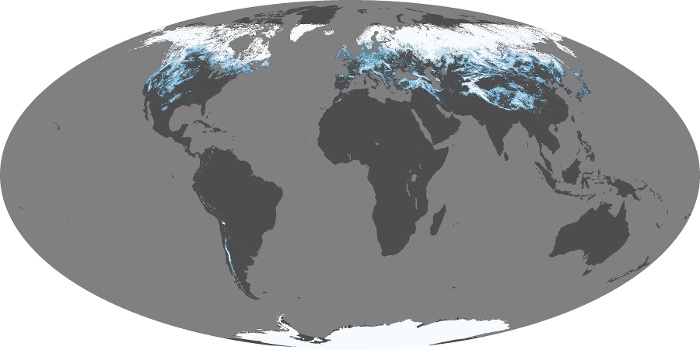 Global Map Snow Cover Image 21