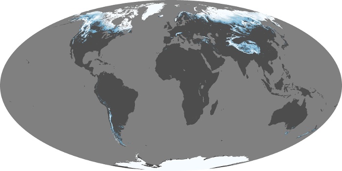 Global Map Snow Cover Image 27