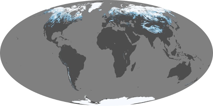 Global Map Snow Cover Image 32