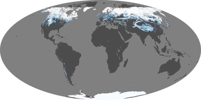 Global Map Snow Cover Image 33