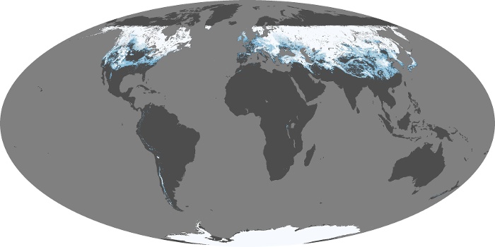 Global Map Snow Cover Image 34