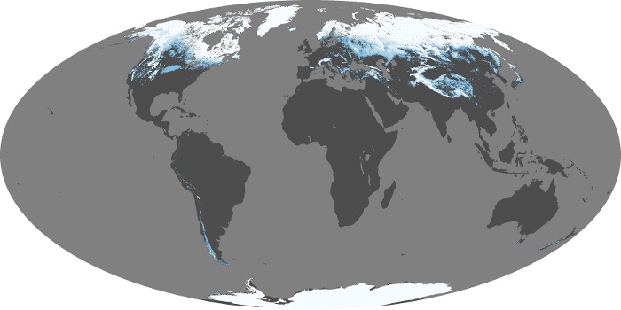 Global Map Snow Cover Image 11