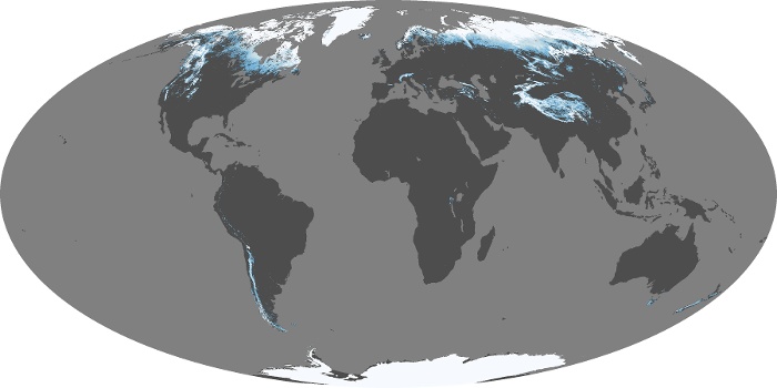 Global Map Snow Cover Image 39