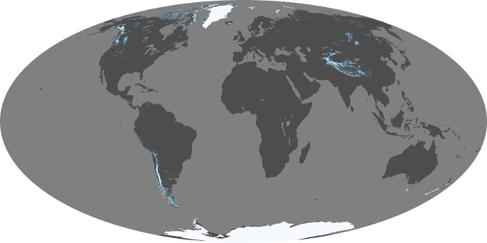Global Map Snow Cover Image 41