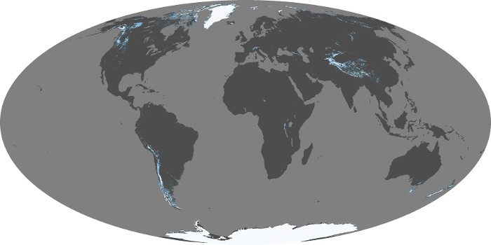 Global Map Snow Cover Image 53