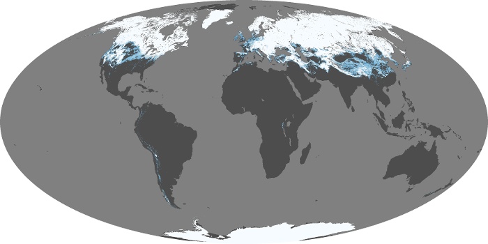 Global Map Snow Cover Image 2