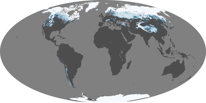 Global Map Snow Cover Image 62