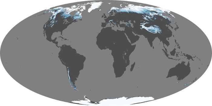 Global Map Snow Cover Image 35