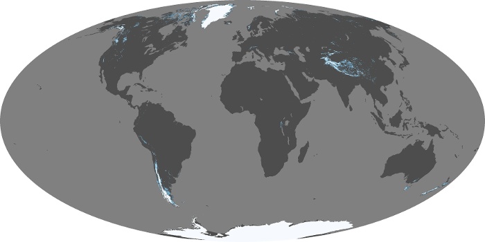 Global Map Snow Cover Image 65