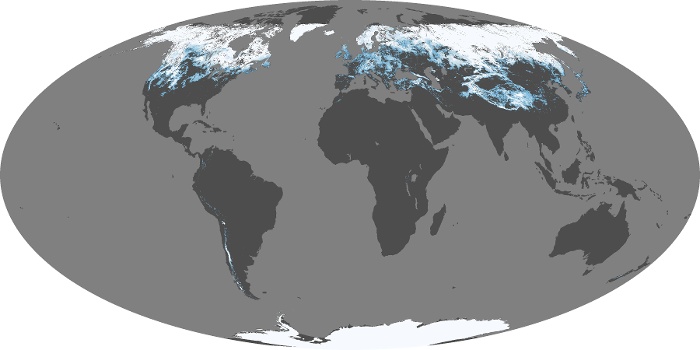 Global Map Snow Cover Image 69