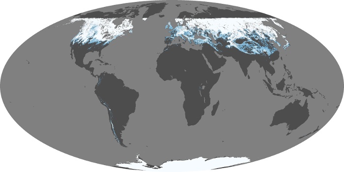 Global Map Snow Cover Image 12