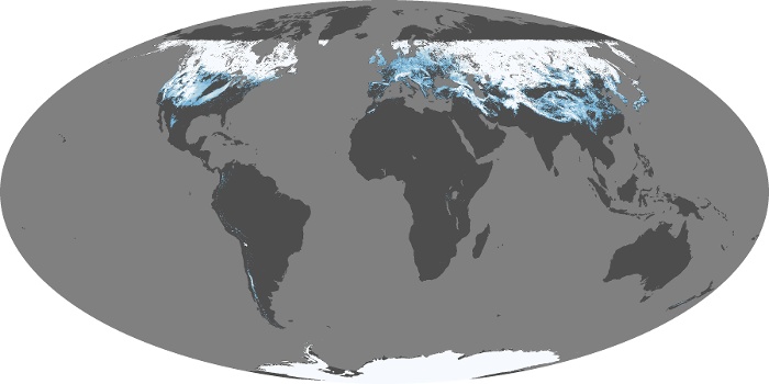 Global Map Snow Cover Image 6
