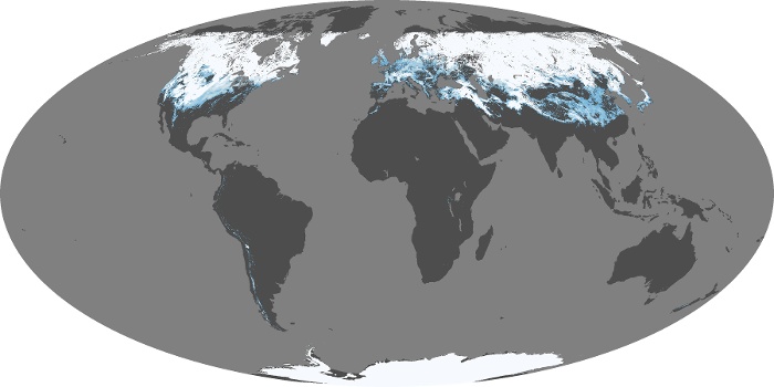 Global Map Snow Cover Image 7